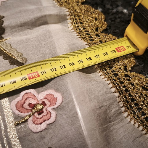 Table Runner used, 120 x 46 cm, possible silk Souli