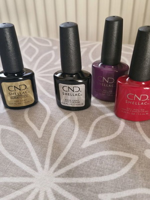 Cnd Shellac 4 pcs new, unused