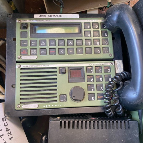 Sailor Compact VHF S.P.Radio Denmark like new, set of two modules