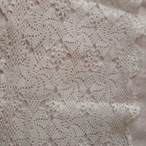 Small white handmade doily like new