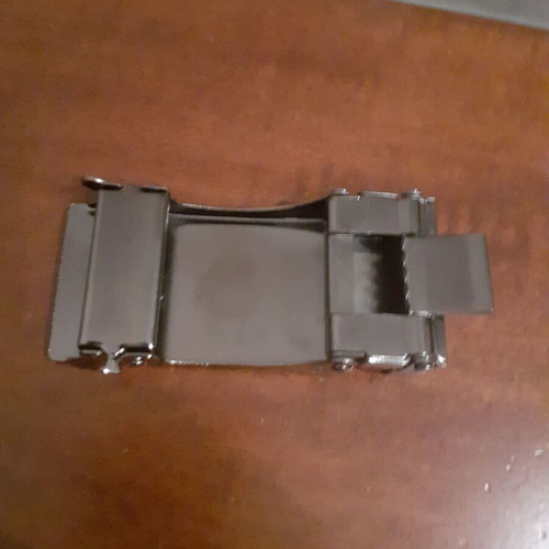Modern metal buckle new, gray silver adjustable