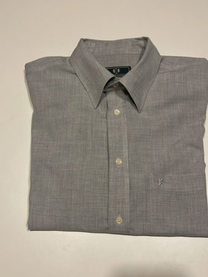 The Bostonians men's shirt light gray like new, size 42