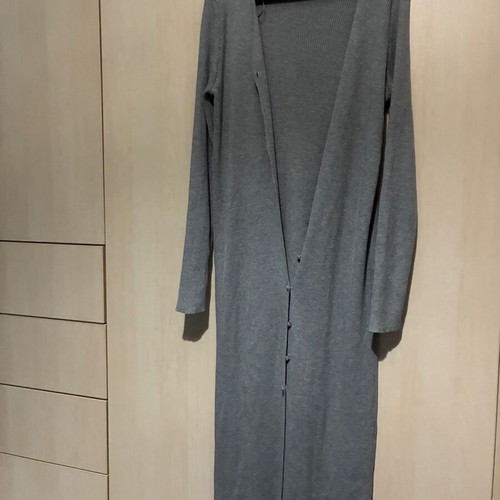Zara Long Cardigan With Rhinestone Buttons Like New