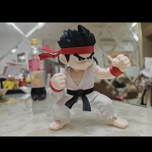 Chibi Street Fighter Ryu figure, 18cm height