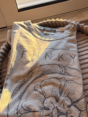 Funky Buddha T-shirt small size, grey, new