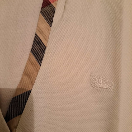 Burberry women's blouse used, sleeveless, cotton, white, size S
