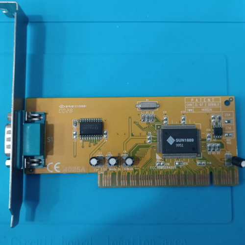 Serial card PCI Sunix 4025A 1 port used