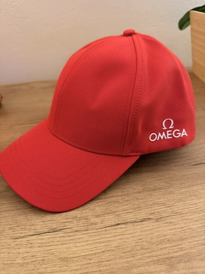 Omega red cap, one size adjustable