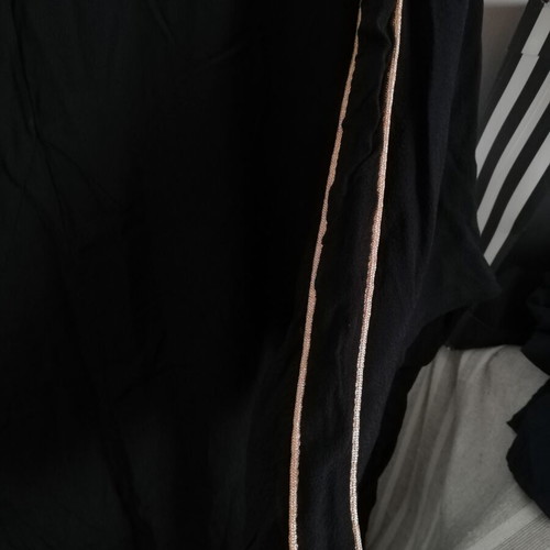 Saint Tropez Medium Black Kaftan Tunic like new, viscose