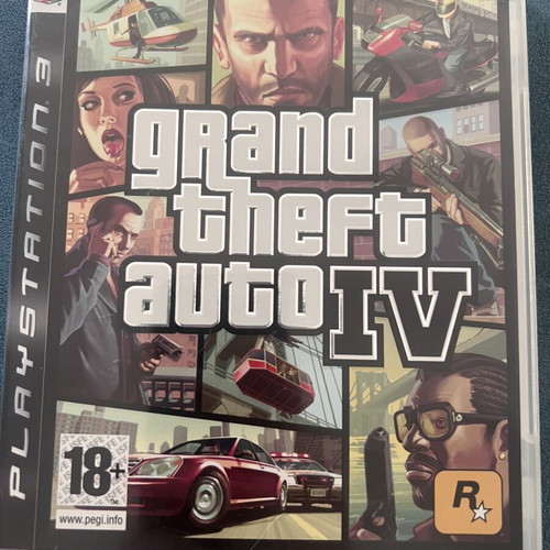 Grand Theft Auto IV PS3 game like new with Los Santos map