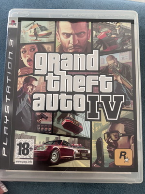 Grand Theft Auto IV PS3 game like new with Los Santos map