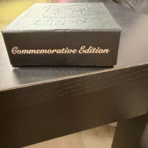 Zippo 75th Anniversary Commemorative Edition lighter 2007