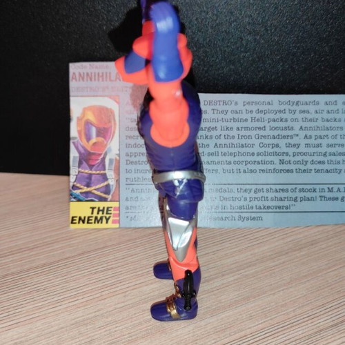 G.I.JOE Annihilator (v1) 1989 action figure used, complete with accessories