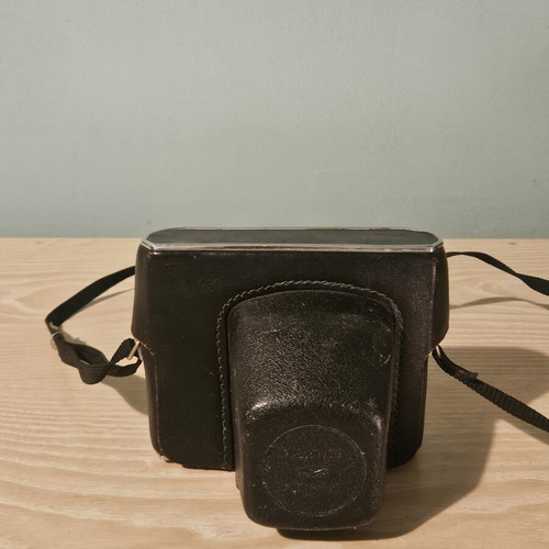 Zenit 12XP camera used with Helios 44M-4 lens and carrying case