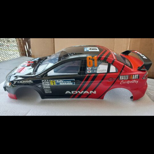 Mitsubishi Evo 10 Killerbody Lexan RC car body 1/10 scale 190mm