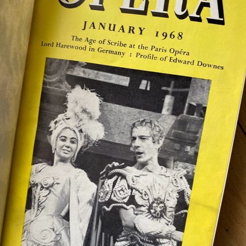 Opera leather-bound magazine collections used, set of 4