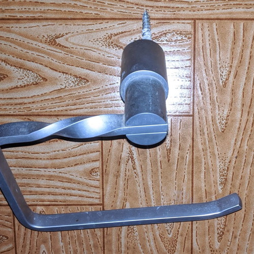 Bathroom accessory set satin inox 3 pieces wall-mounted like new