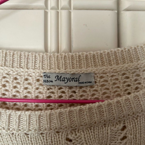 Mayoral girls' shirt 16 like new, beige
