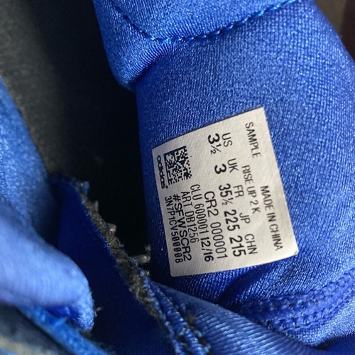 Adidas sports shoes used, blue, sizes 35-36