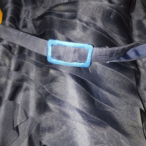 Cocktail dress Hugo Boss navy blue new with spaghetti straps