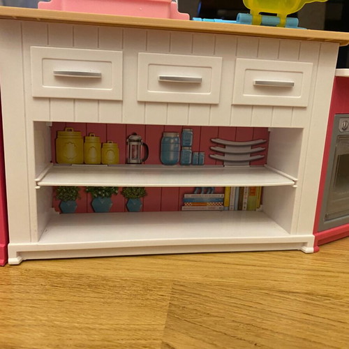 Barbie Kitchen like new with lights and sound
