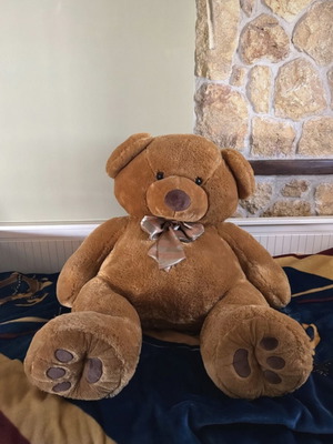 Brown teddy bear large like new