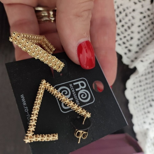 Ro-Ro Accessories gold earrings new