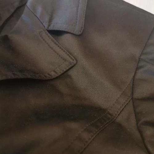 Madlen jacket black like new, fitted, satin
