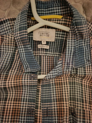 Camel Active checked shirt gray size M like new