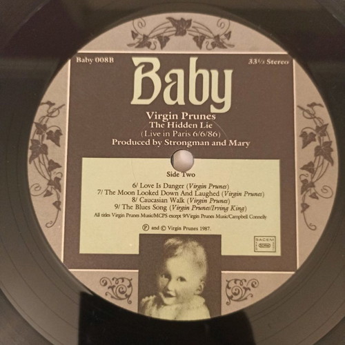 Virgin Prunes The Hidden Lie LP used