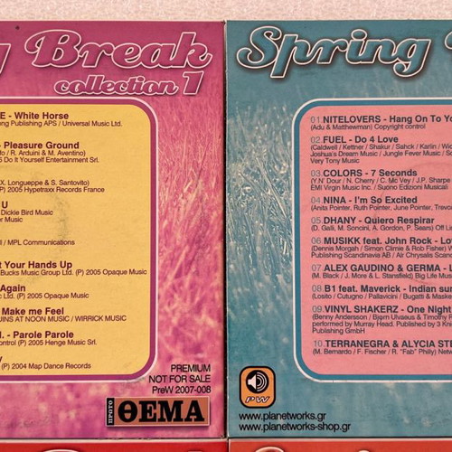 Spring Break 4 CD collections used