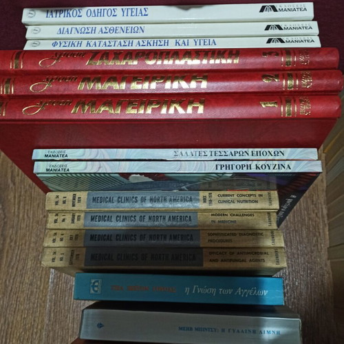 Books like new, set of 15 with health, cooking, and novels