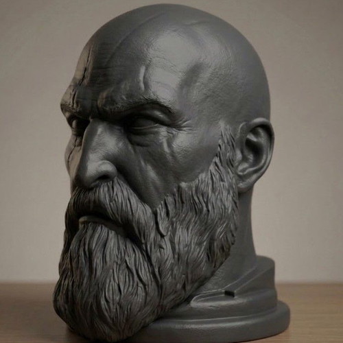 Kratos God of War Headset Stand new, grey matte