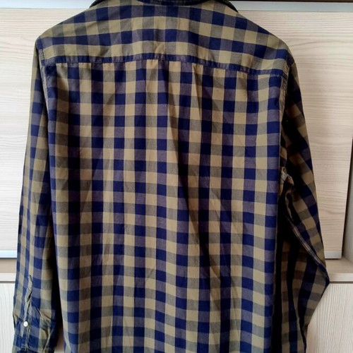 Jack & Jones spring shirt, blue and green, size M