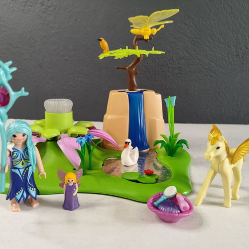 Playmobil Enchanted Fairy Spring 9135 used, few missing parts