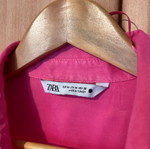 Zara short-sleeve shirt like new, fuchsia color, size M