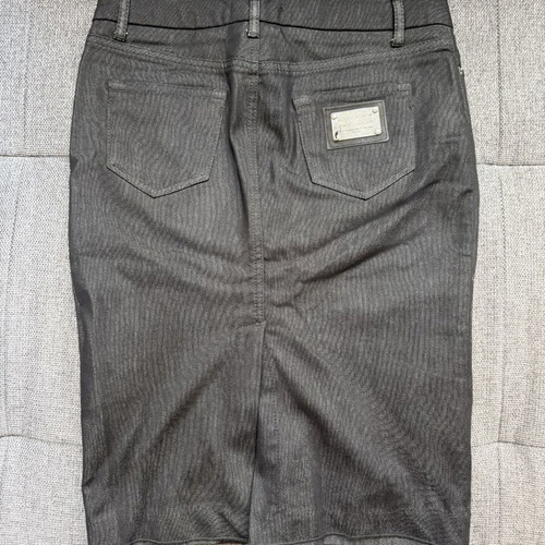 Dolce&Gabbana denim skirt like new, size M, black