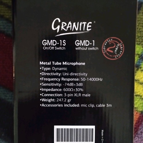 Granite microphone unused