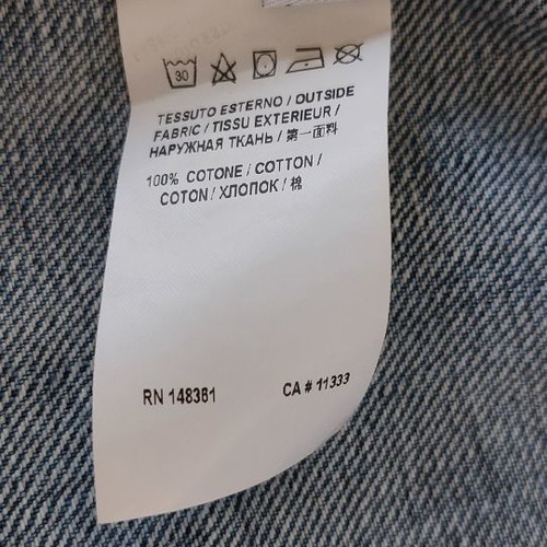 Pinko women's denim jacket used, size M