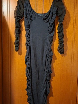 Asos Design Curve Μαύρο Εφαρμοστό Φόρεμα Μέγεθος 44 Σαν Καινούργιο