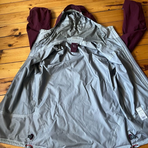 Rab Firewall Light Waterproof Jacket Men Size L like new, red and purple