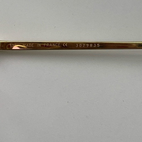 Cartier 18K eyeglasses used, gold color