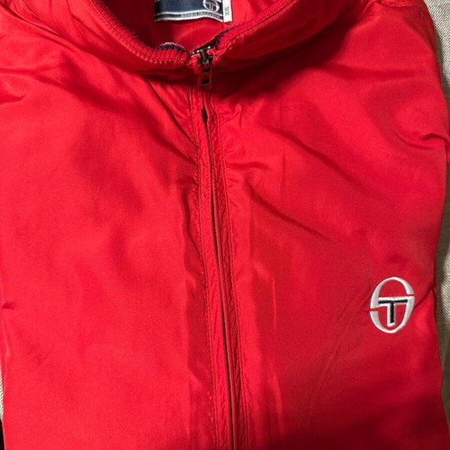 Sergio Tacchini windbreaker jacket red, like new, size XXL