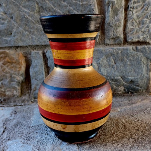 Ceramic vase used, 20×13 cm