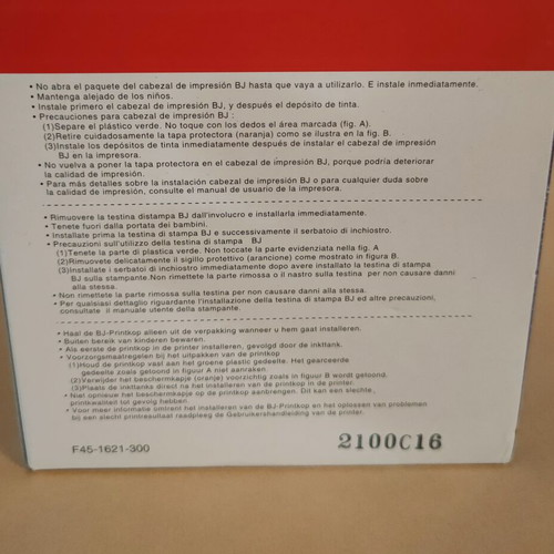 Canon BC-50 BJC 8200 printhead new sealed pack