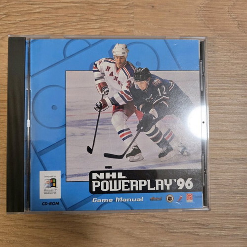 NHL Powerplay ‘96 PC CD Rom used, very big box