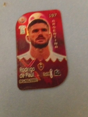 Rodrigo De Paul sticker used, Argentina