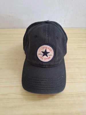 Converse baseball cap like new, black with Chuck Taylor All Star logo