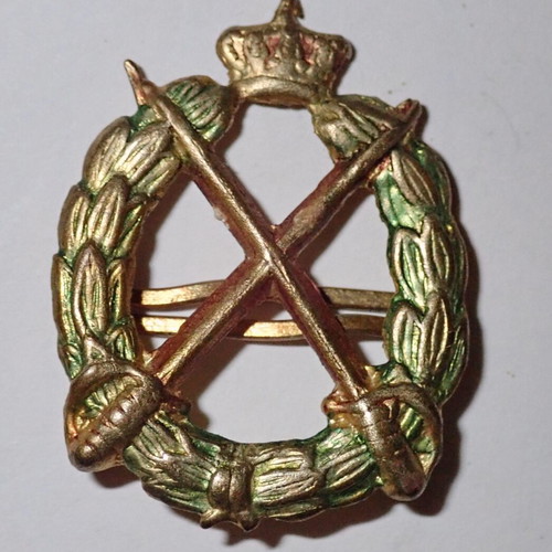 Royal Greek Army insignia used, 1950s era