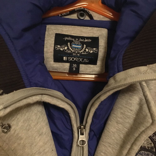 SOCCX teen jacket-blazer used, grey with removable inner lining
